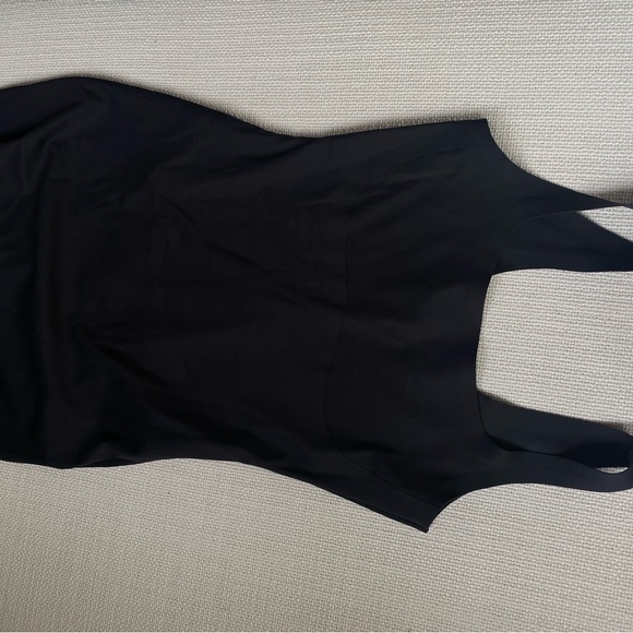 Skims Body Tank Long Slip Dress Onyx - Picture 5 of 7